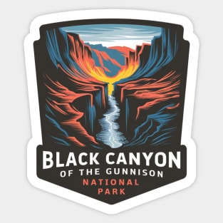 Black Canyon of the Gunnison National Park Elegance Sticker